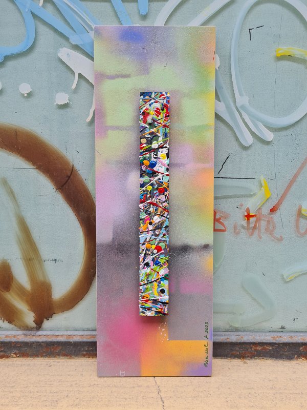 Impressions 1 2025 42,5x14,5 Acryl-Lack auf Holz € 150 SOLD